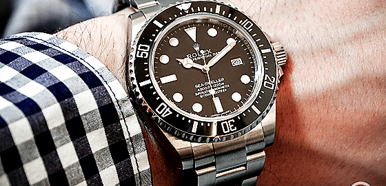 Rolex Sea-Dweller wristshot